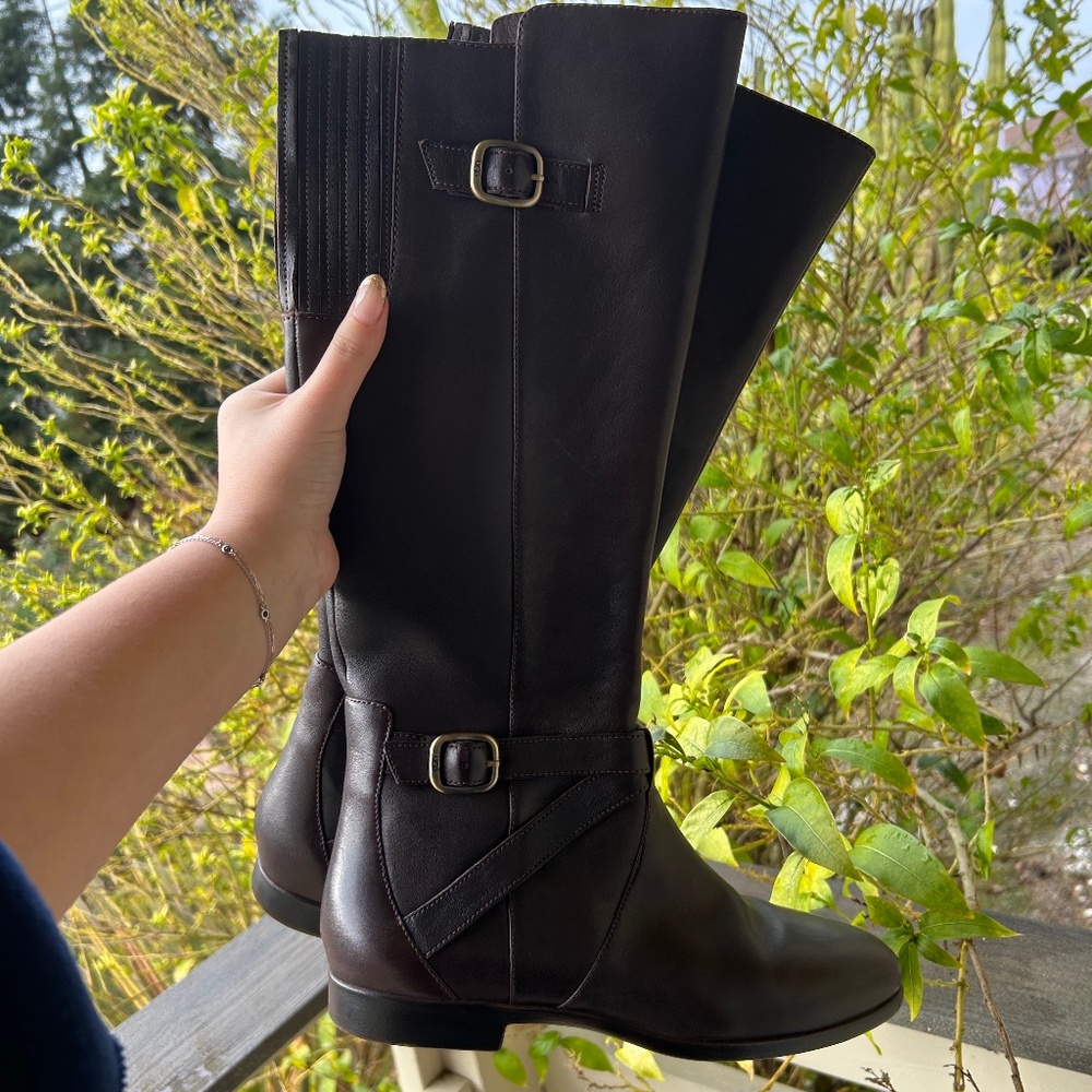 UGG Australia Dark Brown Leather Boot